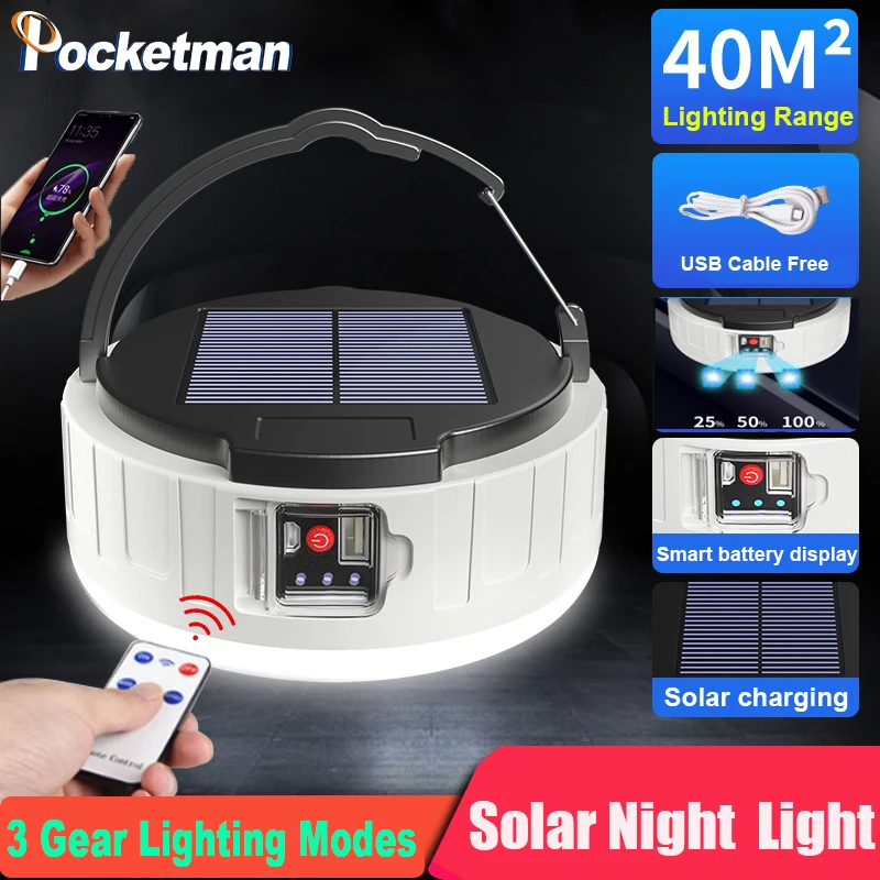 

Newest Solar Rechargeable Light Bulbs LED Light Bulbs Household Power Outage Emergency Bulb Lights Mobile Night Market Lights
