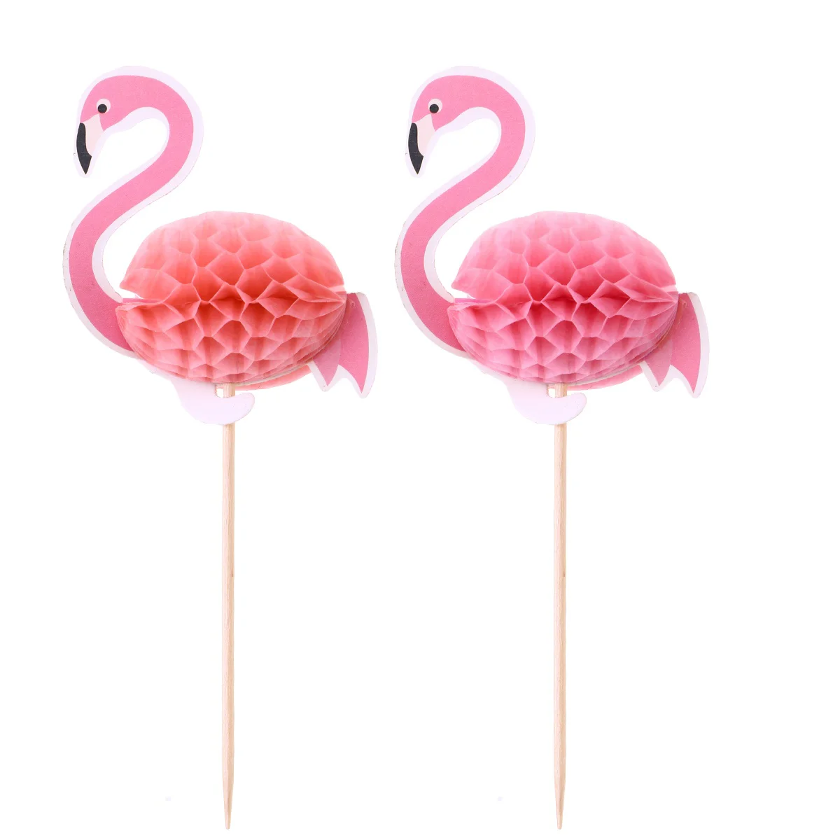 

10pcs Hawaii 3D Cake Picks Cake Decoration for Tropical Summer Hawaii Party