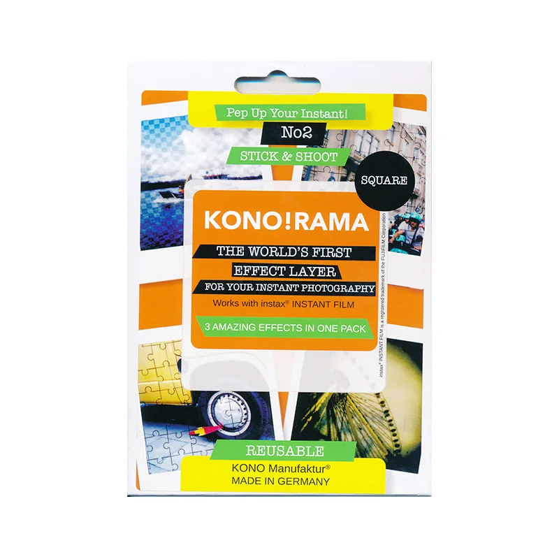 

KONO!RAMA Instax Quare Film Effect Filter Set