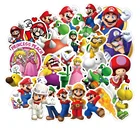 100 шт. Аниме игра Марио мультфильм наклейка водонепроницаемый чемодан DIY ноутбук гитара игрушка для скейтборда прекрасный стикер s