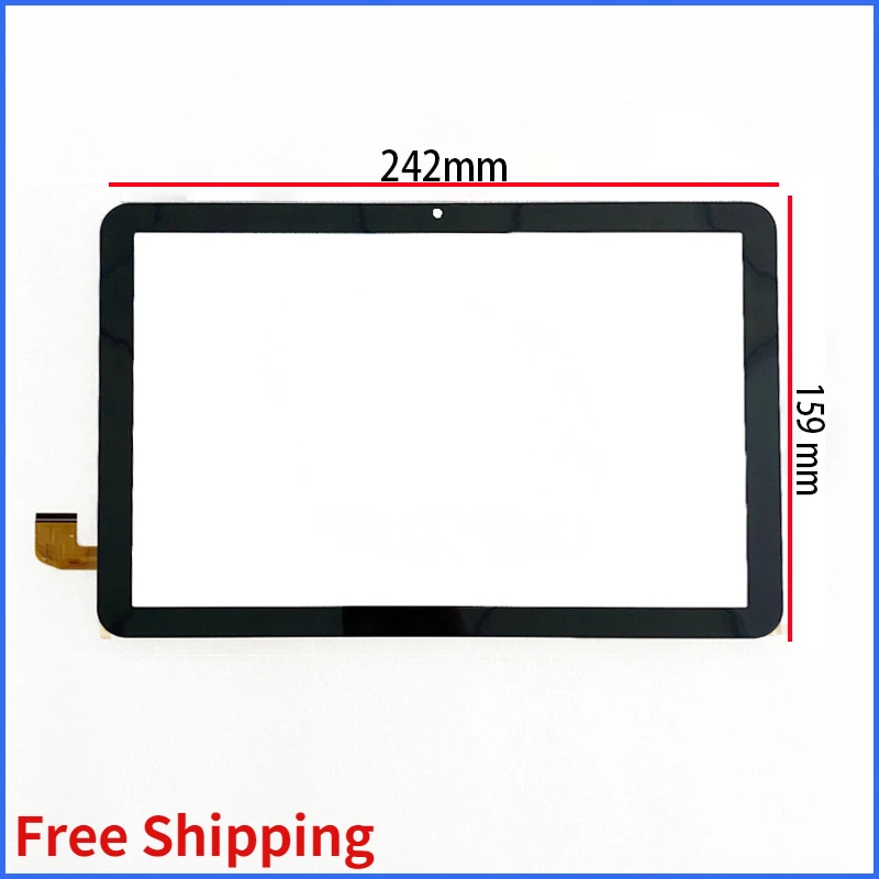 

51 PIN Touch Screen YJ1278PG101A2J1-FPC-V0 Tablet Touch Digitizer Sensor Tab Glass Panel For SPC Gravity 4G SKU 9777332N