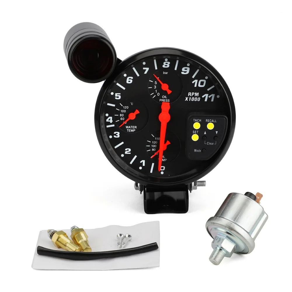 Универсальный измеритель давления масла и воды спидометр