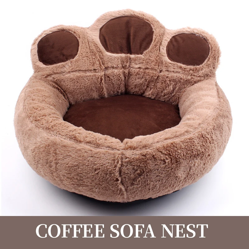 

Winter Lovely Bear's Paw Sleep Mat Pet Dog Cat Bed Sofa Soft Material Pet Nest Chihuahua Doghouse for Puppy Kitten Accessories