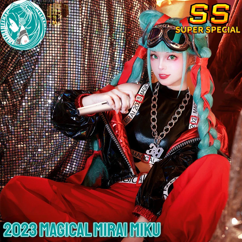 

VOCALOID 2023 Magical Mirai Miku Uniform Outfits Anime Cosplay Suit Miku Magical Mirai 2023 Costume for Carnival Party