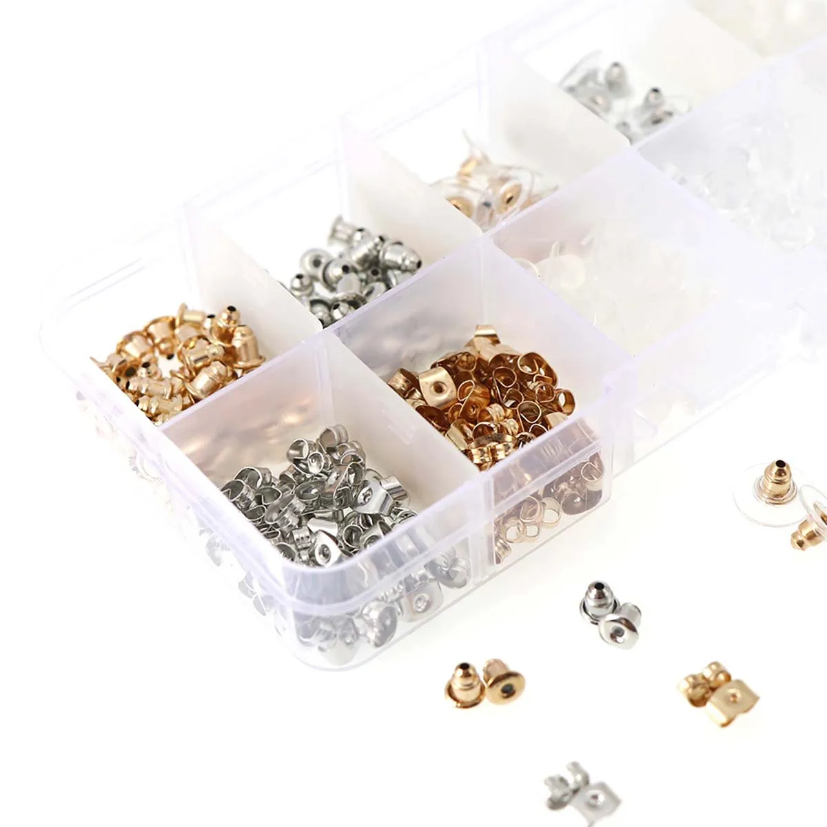 

1 Set Earring Backs Stopper Earnuts Studs Earring Back Supplies for Jewelry Making Accessories DIY Earring Ear Plugs