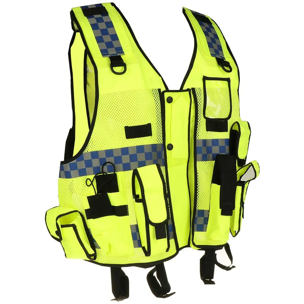 

Reflective Running Cycing Jacket W/ Zipper High Visibility