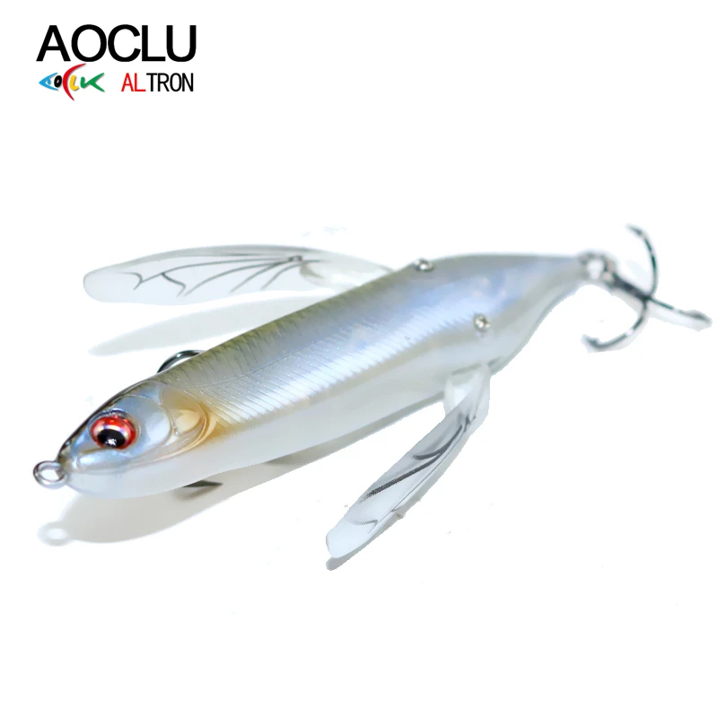 

AOCLU Fishing Lures Topwater Floating Wobbler Popper 80mm 6.5g Hard Bait Dragonfly Subbait Insect Tackle Fresh Bass Fake Trout