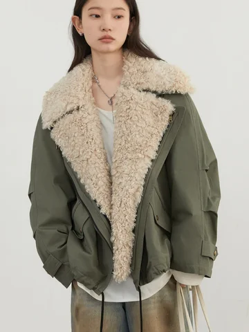 Женские утепленные куртки CHIC VEN из хлопка
