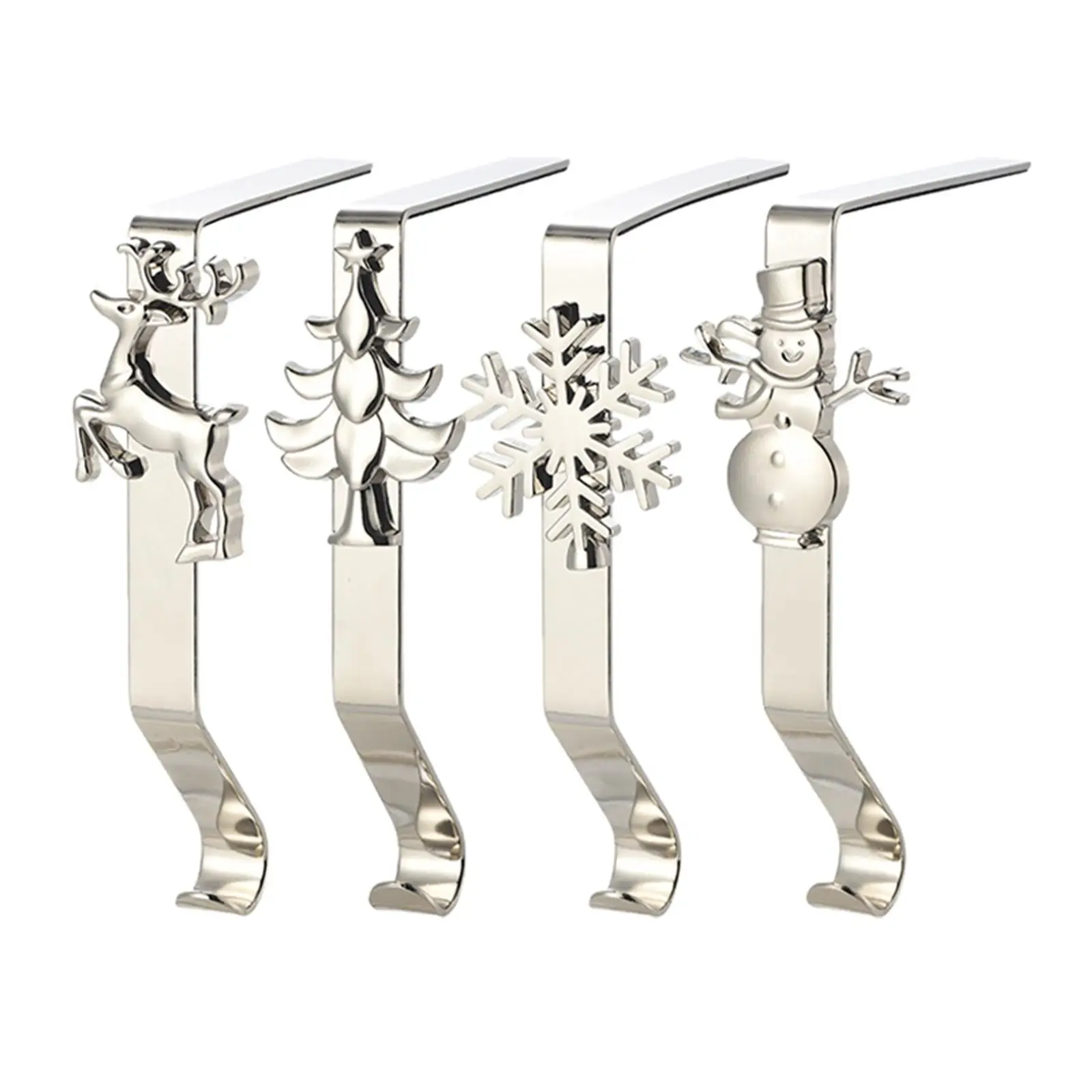 

Christmas Stocking Holders Hangers Mantle Fireplace Gifts Stocking Hooks