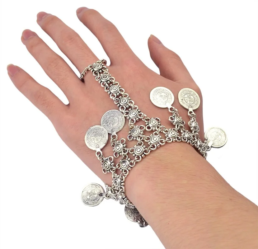 

Fashion Retro Coin Bracelet Beach Leisure Bracelets for Women
