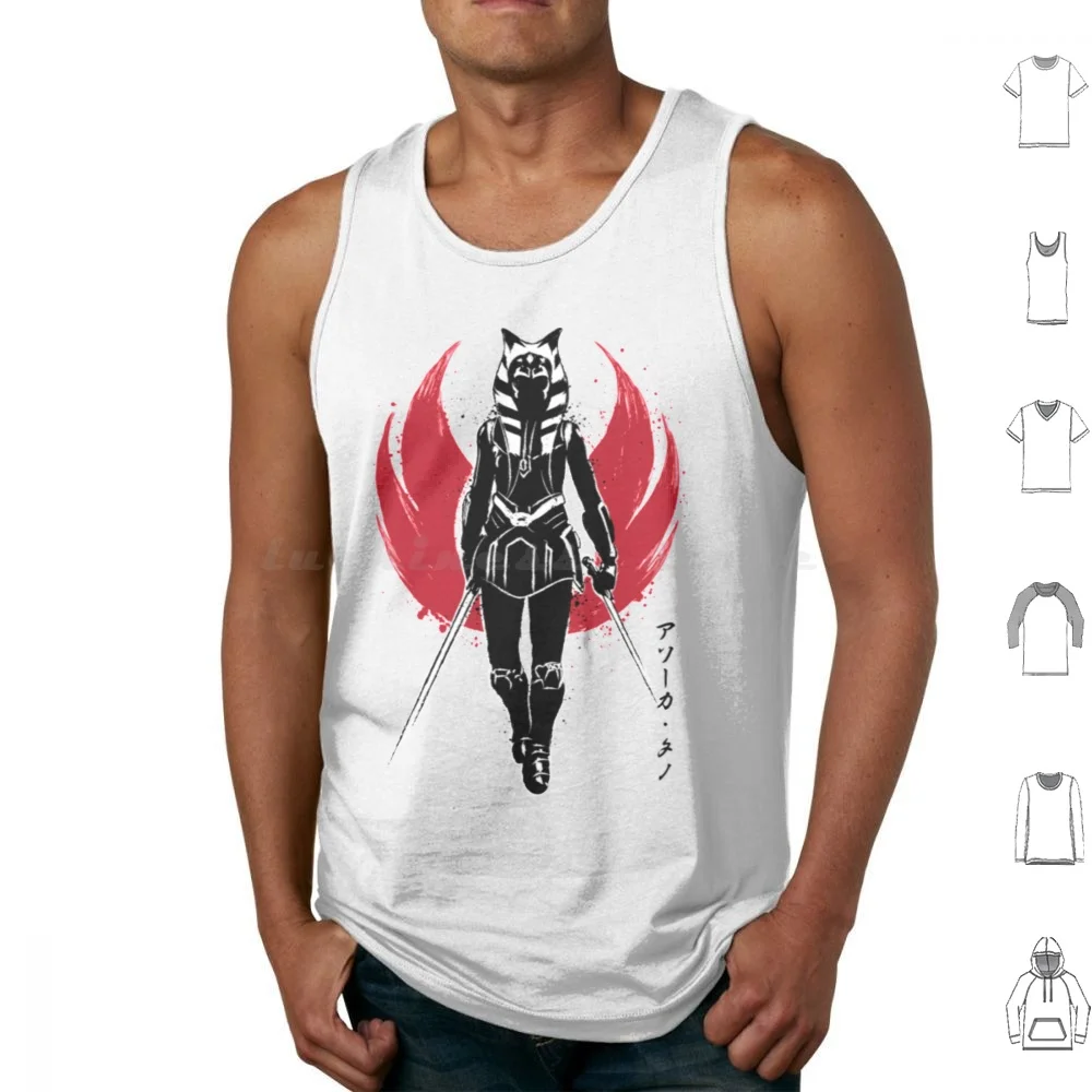 Фото Ahsoka Tano , Fulcrum Sumi-E Классические майки с принтом Хлопок Ahsoka Tano Fulcrum Sumi E №1