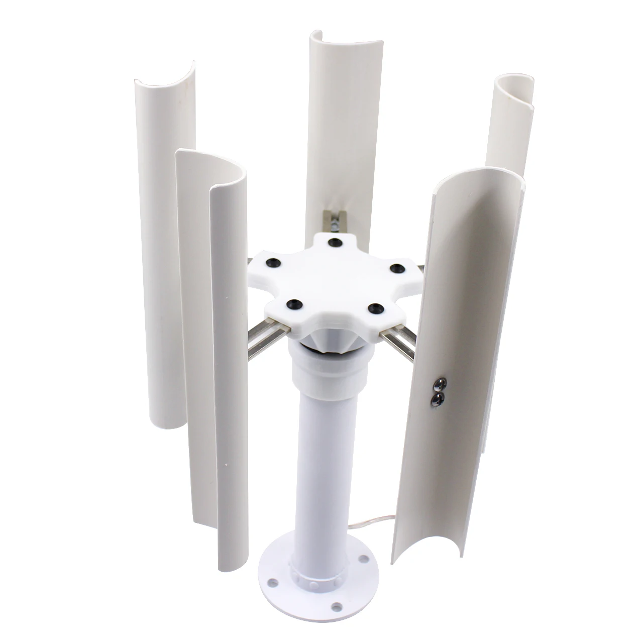 

Vertical Five-blade Wind Generator Model Three-phase Permanent Magnet Brushless Generator Low-speed Windmill Portable Outdoor