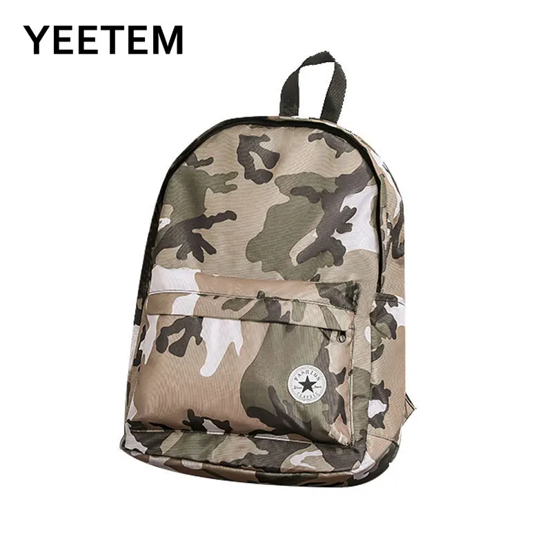 

Camouflage Backpack Waterproof Backpack Leisure for Male/female High School Students Travel Bag Camouflage School Bag