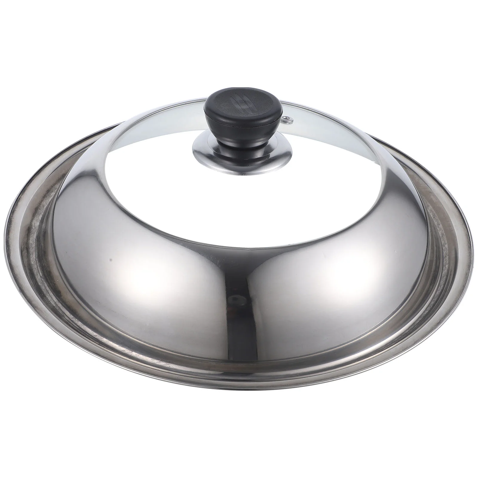 

Lid Cover Pot Pan Cooking Stainless Steel Universal Lids Visible Replacement Frying Wok Skillet Covers Food Cookware Pots Anti