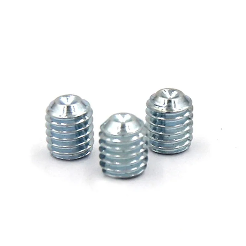 

10Pcs/Bag M8 M10 DIN916 High Grade Steel Hex Hexagon Socket Allen Cup Point Grub Screw Set Bolt Blue White Zinc Plated