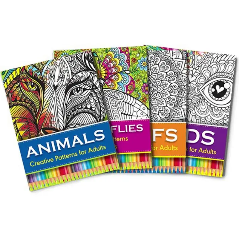 Успокаивающая книжка-раскраска детские книги для рисования портативные