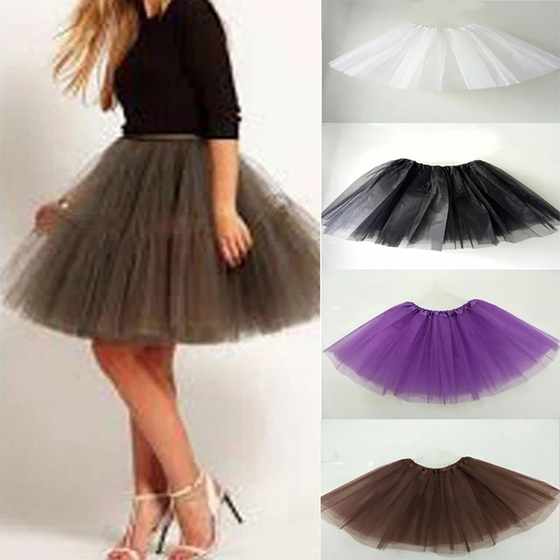 

Women Dancewear Tutu Pettiskirt Princess Party Skirts Space candy-colored Tutu Skirts Mini Dance Summer Short Skirts