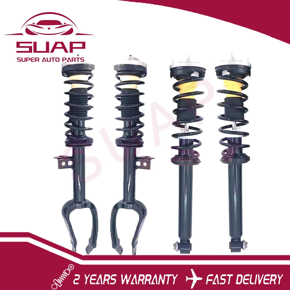 

4pcs Front + Rear Spring Shock Struts For BMW 5 6 F10 F11 535i 550i 640i 650i 31316784013 31316854958 33526784015