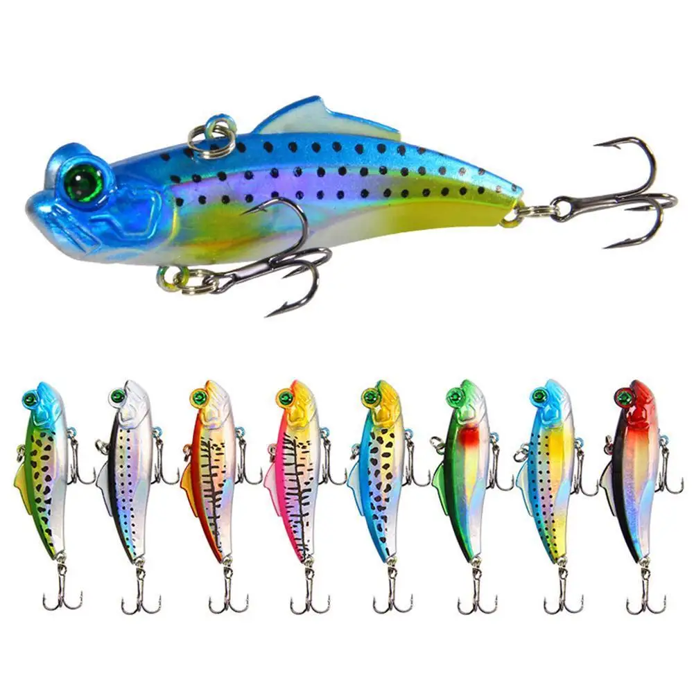 

1pcs Vib Hard Bait Artificial Wobblers For Pike Trolling Trout Carp Winter Fishing Lures Sea Swimbait Crankbaits Fishing Tackle