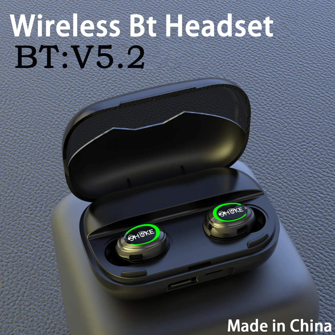 

TWS Bluetooth Earphones Wireless Headphones Key Control Headset Extra Long Standby Listening To Music For 15 Hours at a Time