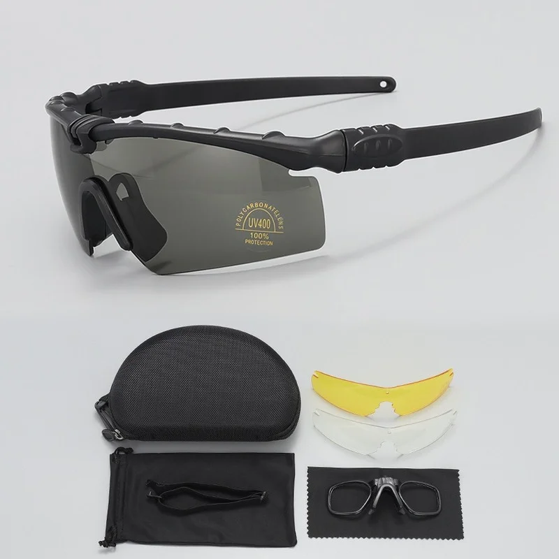 

Outdoor Photochromic sunglasses 3.0 Ballistic Polarized goggles Protection Tactical Military glasses paintball shooting gafas