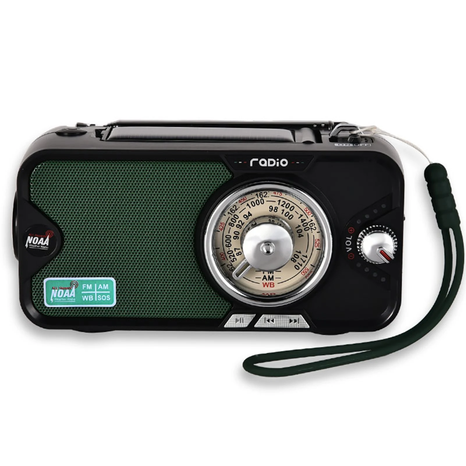 

Новинка 2022, Портативное аварийное радио на солнечной батарее с солнечной батареей