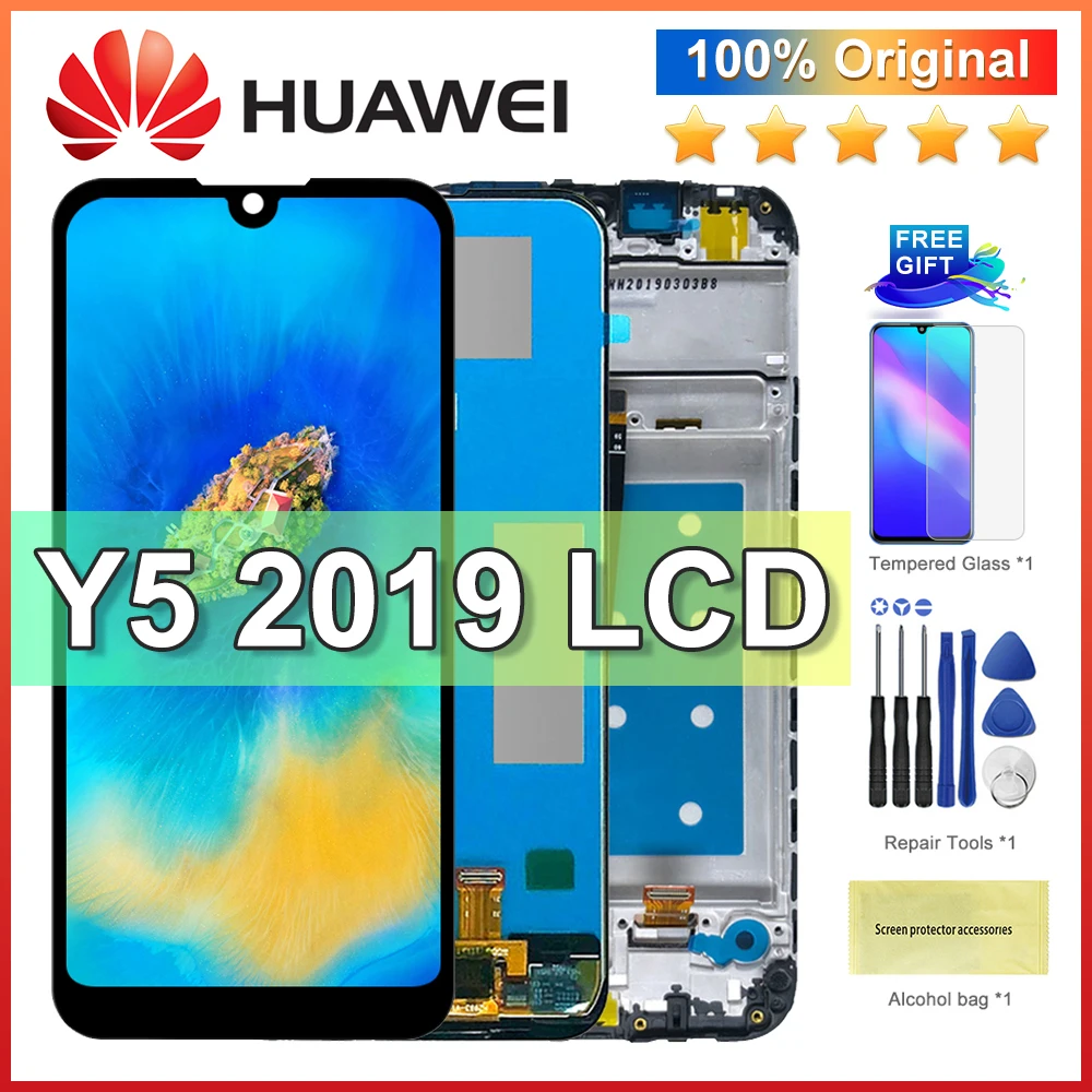 100% протестированный Оригинальный сенсорный экран для Huawei Y5 2019, ЖК-дисплей с рамкой 100% протестированный Оригинальный сенсорный экран для Huawei Y5 2019, ЖК-дисплей с рамкой
