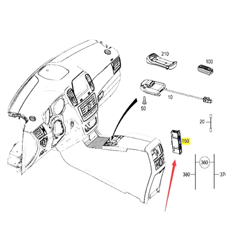 USB интерфейс разъем SD кардридер мультимедийный бокс для Mercedes-Benz CLS A CLASS GLA CLA GLE Parts