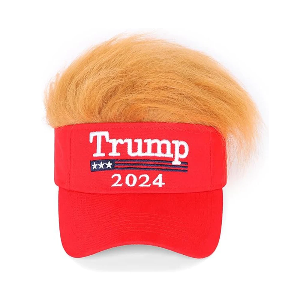 Синтетическая шляпа Trump 2024 сверхрегулируемая бейсболка MAGA Design для любителей