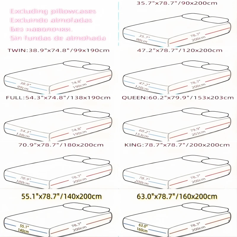 Водонепроницаемый Эластичный Лист King Size 360° ° Пододеяльник Из Полиэстера С