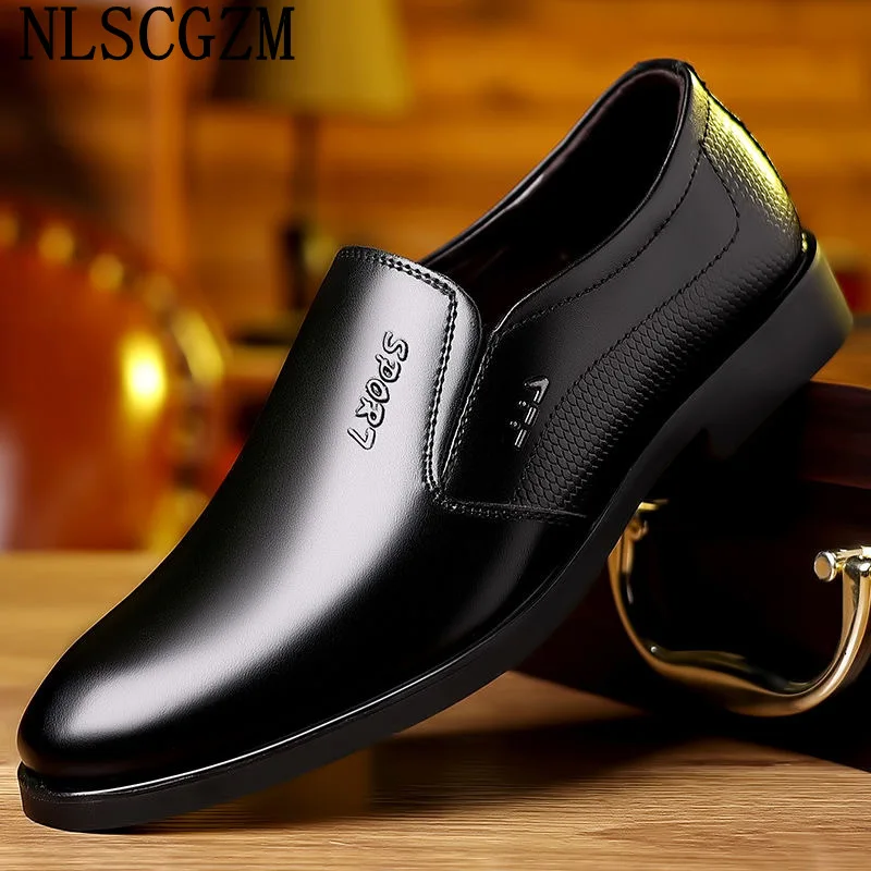 

Mens Loafers Shoes Luxury Men Dress Shoes Leather Formal Party Shoes for Men Office 2021 Zapatos Hombre Vestir Chaussure Homme
