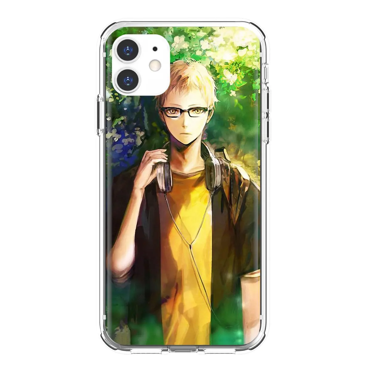 Силиконовый чехол tsukishima-kei-Haikyuu для iPhone 10 11 12 13 Mini Pro 4S SE 5C 6 6S 7 8 X XR XS Plus Max 2020 |