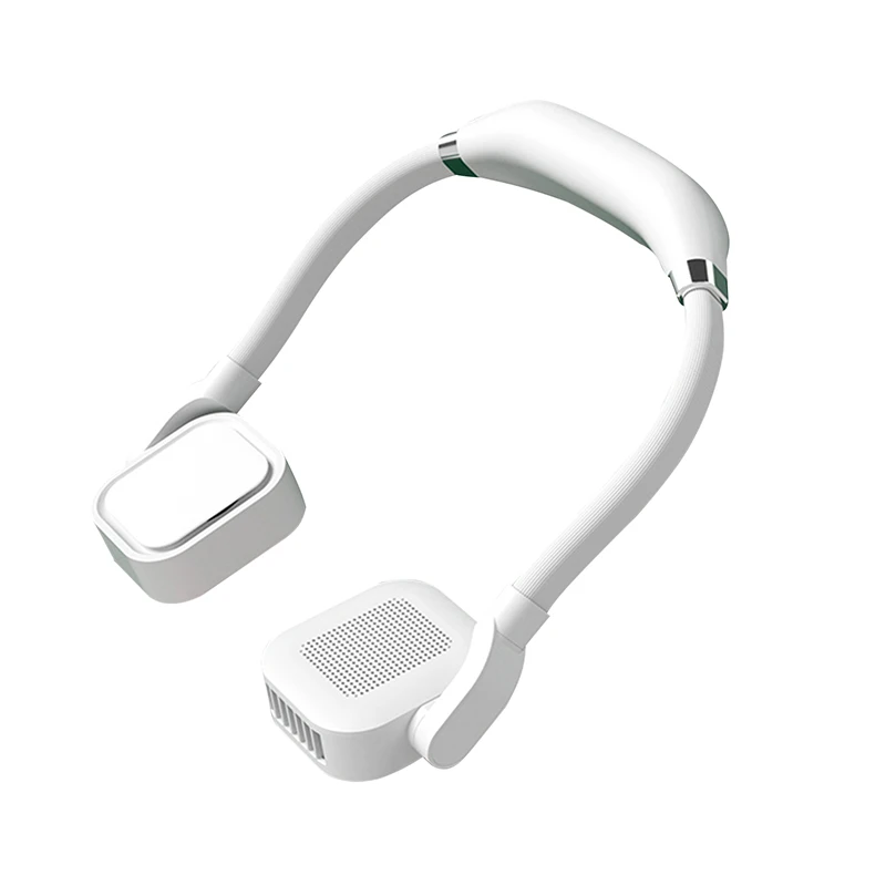 

Мини-вентилятор на шею 4000 мАч, портативный ленивый бесшумный вентилятор на шею с вращением на 360 °, перезаряжаемый через USB Электрический вентилятор охлаждения