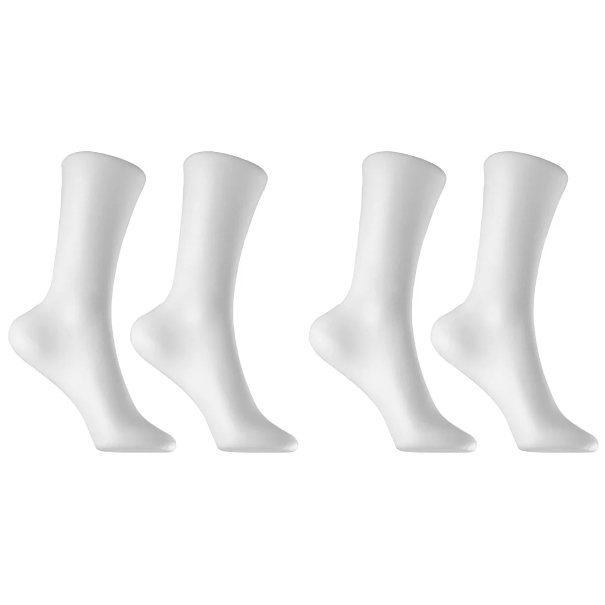 

4 pcs Female Shoes Filler Display Model Mannequin Foot Model Socks Shoes Support