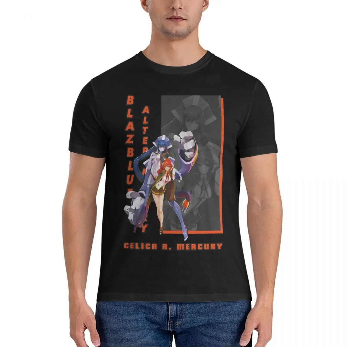 Мужские футболки Блейзер Синий 100% хлопок одежда Повседневная футболка с