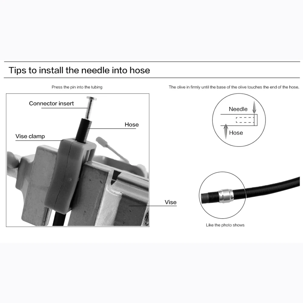 

Bike Oil Pipe Joint Set Tubing connector set Cycling Five-line Kit Oil Needle Olive Head Parts Durable Hot sale