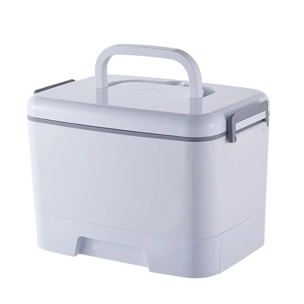 

Box First Aid Storage Medicinetravel Family Craft Bin Layer Kit Case Multi Organizer Household Toolbox Tool Emergency Cabinet