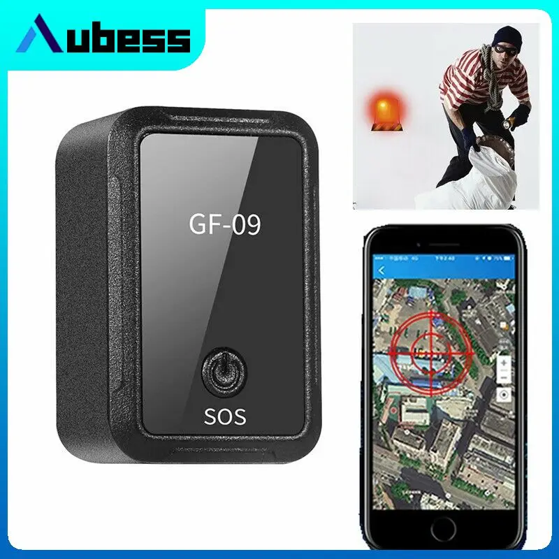 

New Mini GF-09 GPS Long Standby Magnetic SOS Tracking Device For Vehicle/Car/Person Location APP Control Tracker Locator System