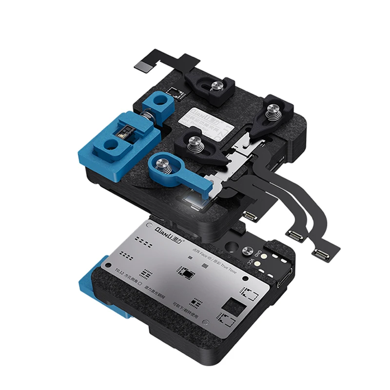 

QIanli Dot Matrix Repair Fixture for Iphone X XS XSMAX 11 11pro MAX Face ID Repair Holder Front Camera BGA Reballing Stencil