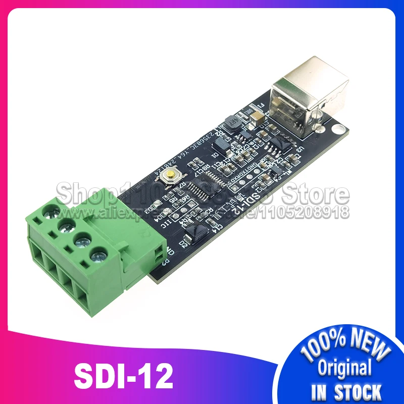 Фото Конвертер отладки протокола захвата платы USB в SDI-12 Тест датчика SDI12 №3