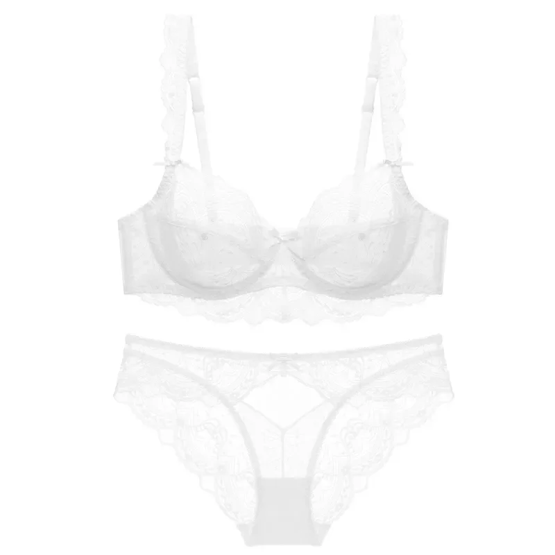 

Комплект прозрачного нижнего белья из 2 предметов, чашка пуш-ап