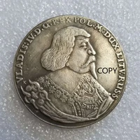 poland 1636 silver plated brass commemorative collectible coin gift lucky challenge coin copy coin