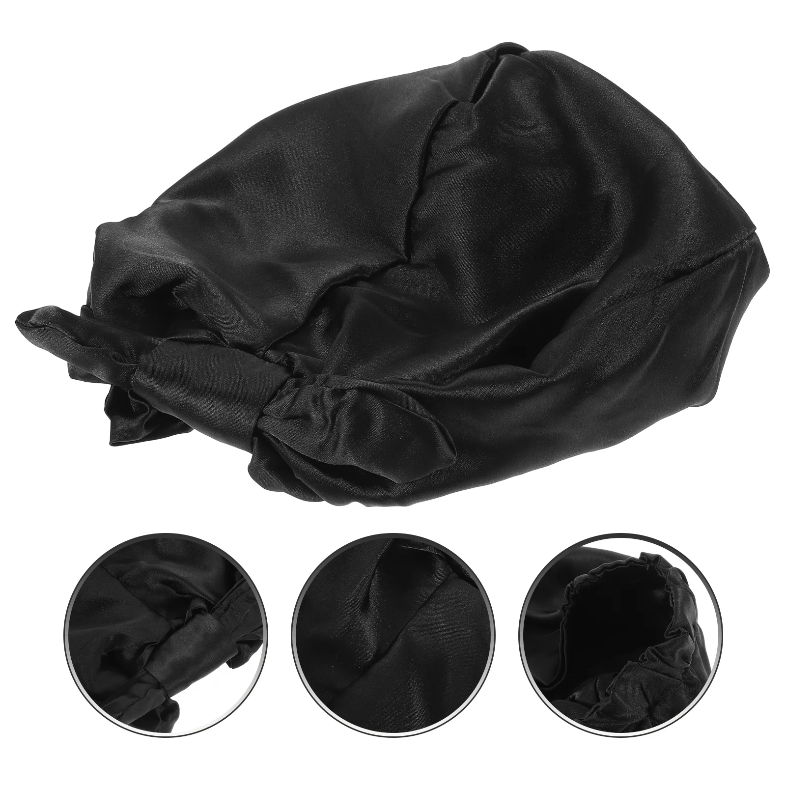 

Women Sleeping Hat Satin Sleeping Bonnet Fashionable Sleeping Cap Hair Bonnet