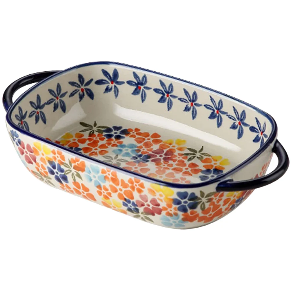 

Ceramic Food Plate Kitchen Serving Dish Ceramic Oven Baking Tray Noodle Bowl