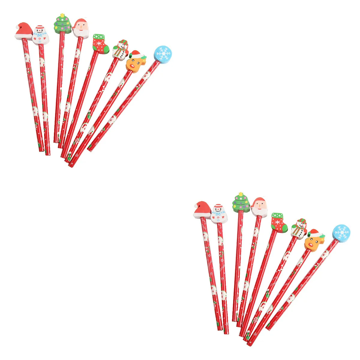 

Рождественский набор для детей, деревянные цветные подарки, ластик с Санта-Клаусом, школьные ластики, Дерево Оптом, снеговик, Клаус, подарок,...