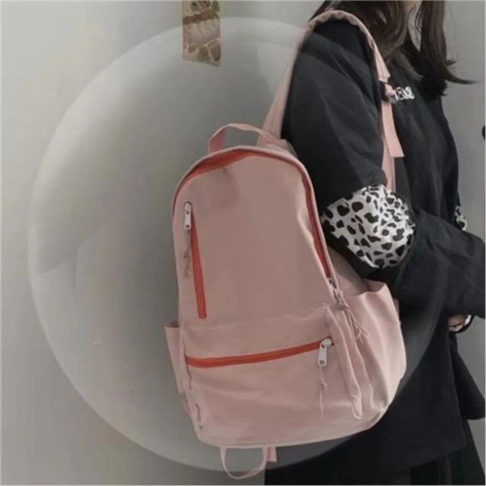 

Универсальный вместительный школьный ранец для женщин, Мужской Дорожный рюкзак для учеников младшей и старшей школы