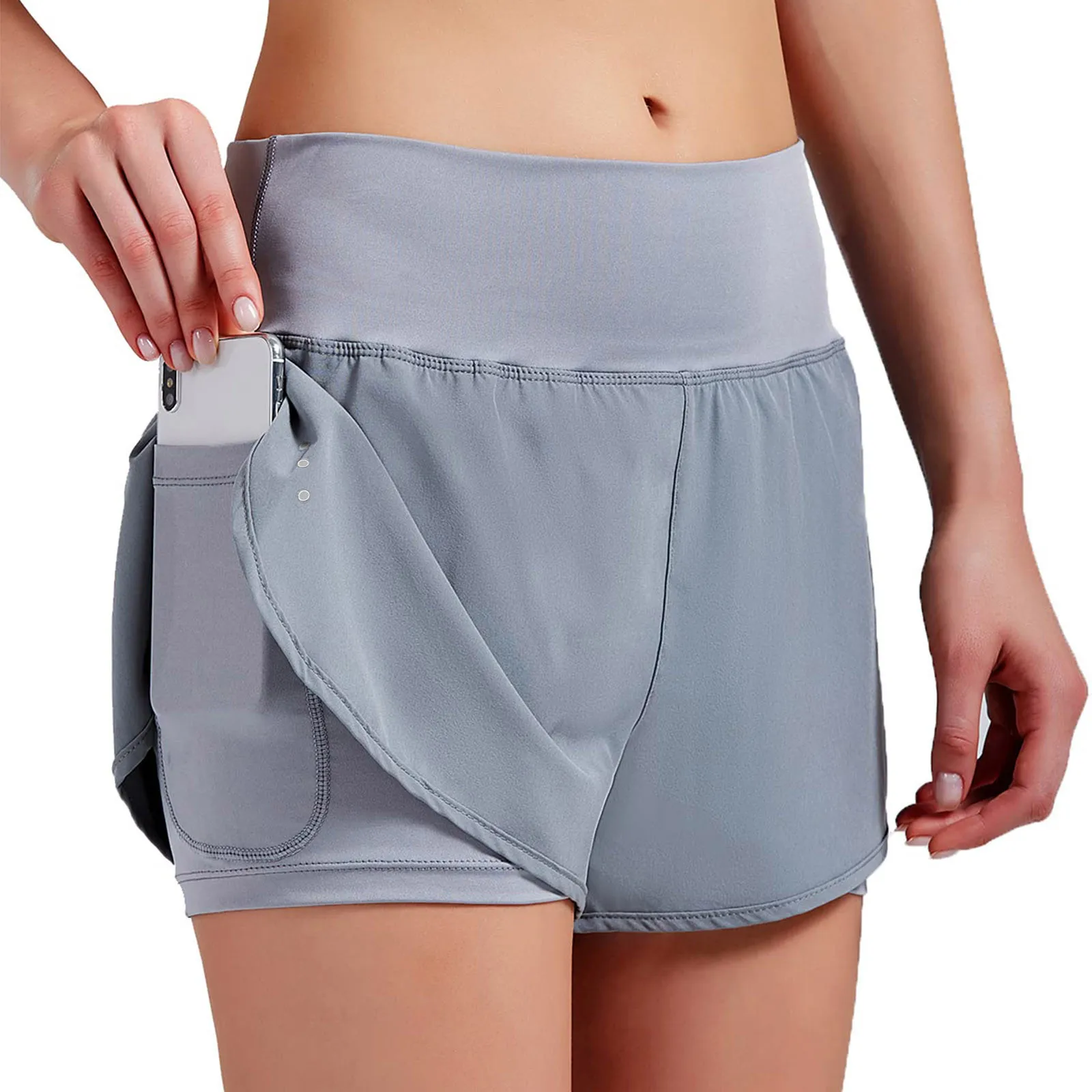 

Штаны Для Йоги из спандекса для высоких женщин, шорты для йоги, фитнеса, спорта, быстрые шорты с карманами, расклешенные штаны для йоги с карм...