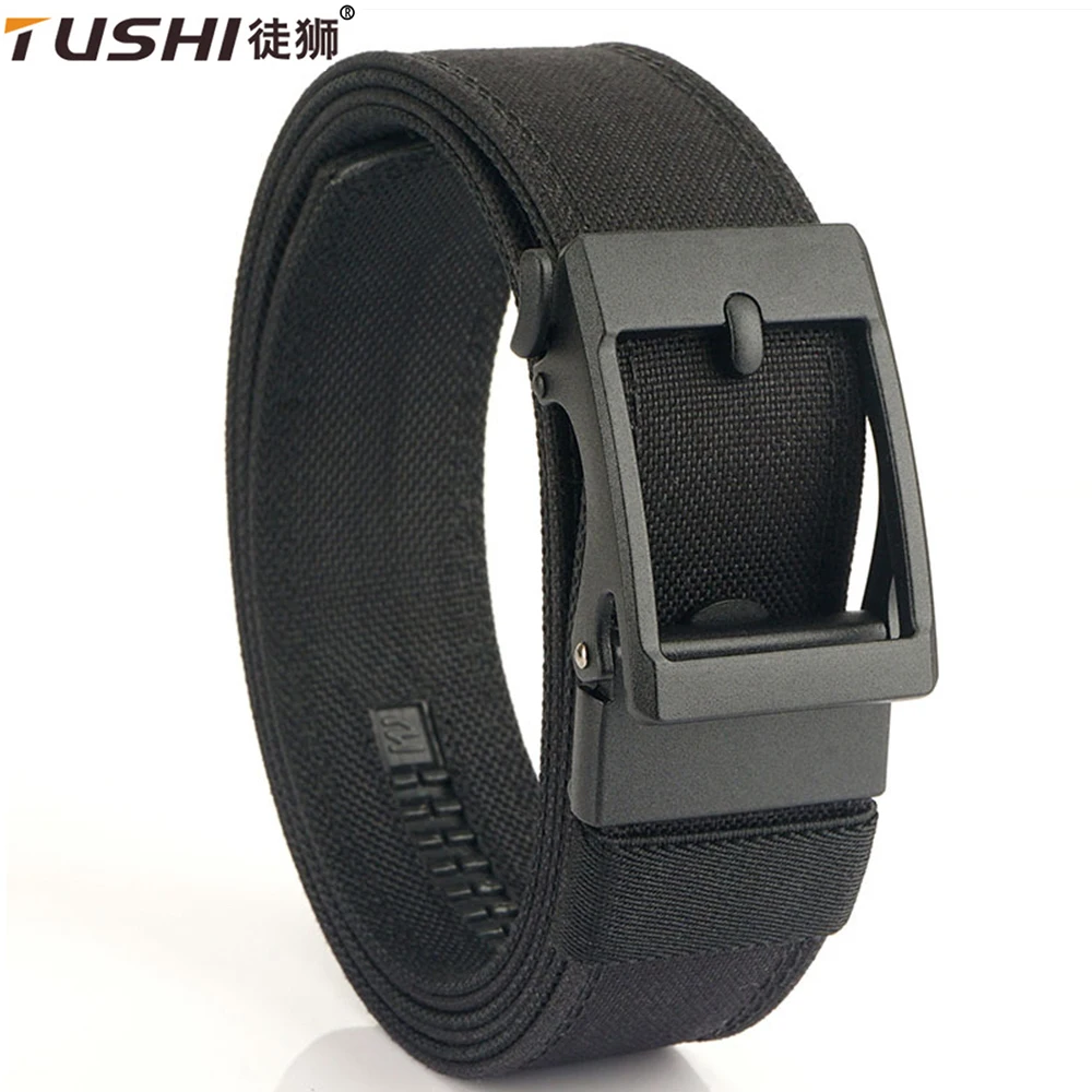 TUSHI Army Tactical Belt Quick Release Military Airsoft Training Molle Belt Outdoor Shooting Hiking Hunting Sports Belt