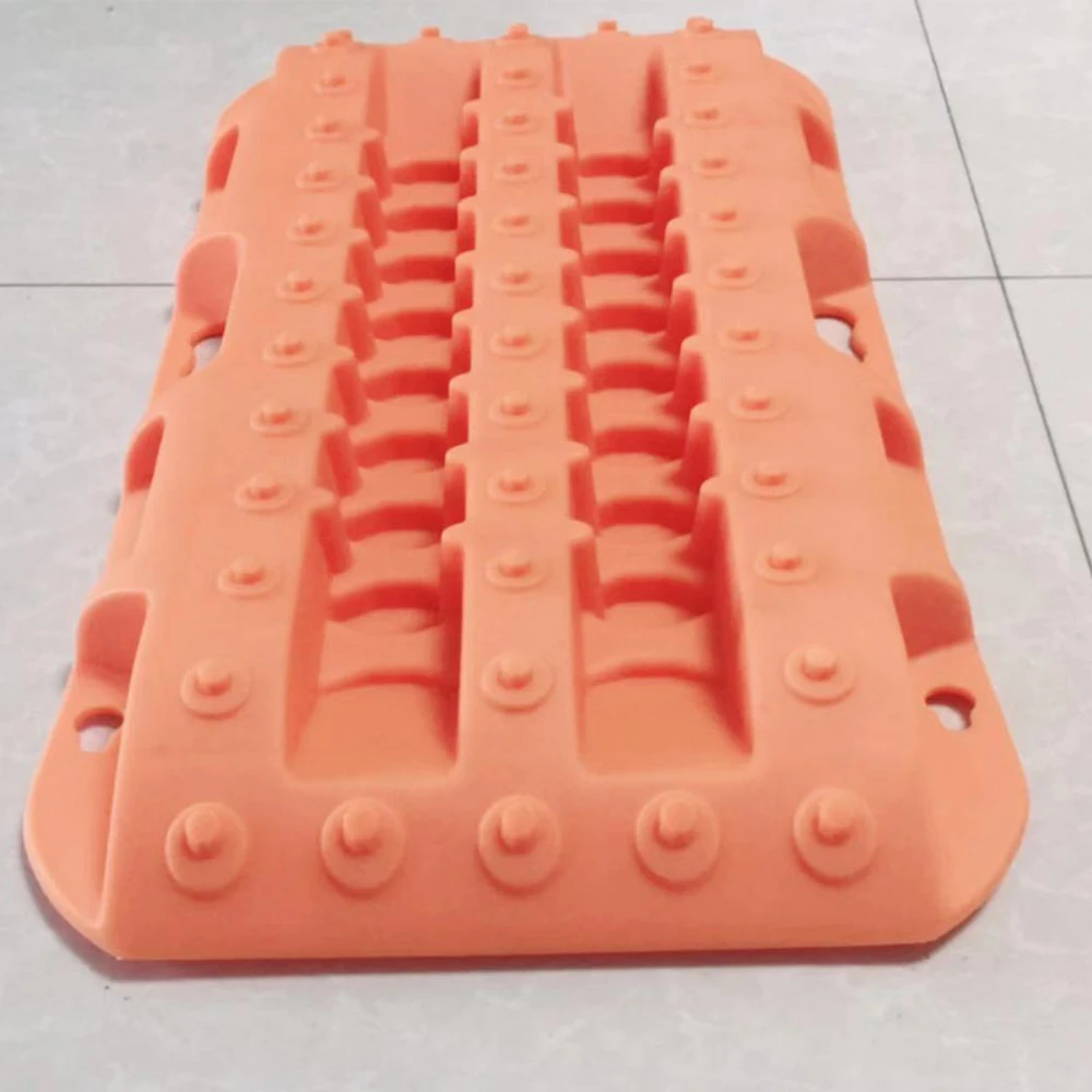 Фото Красно-оранжевая черная длинная доска-лестница (Sand Ladders Board) для эвакуации, для всех внедорожников Jeep Wrangler JL 2018+ JL1156 №2
