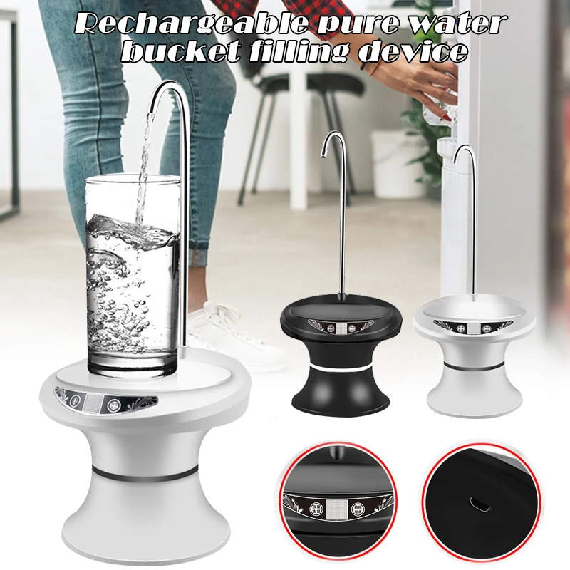 

Water Bottle Pump Automatic Drinking Water Dispenser USB Charging Portable Smart Water Dispenser Home Accessories